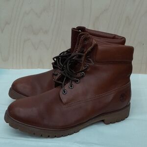 Timberland Men's Rich Brown Leather Boots